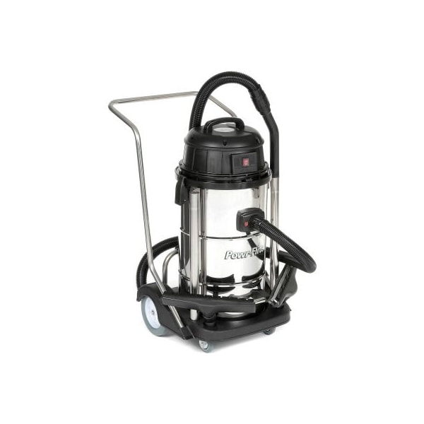 Powr-Flite Powr-Flite Stainless Steel Wet/Dry Vacuum, 15 Gallon Cap. PF53 - main